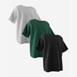 Essentials Basic Oversized T-shirt Pack [3 Pieces]